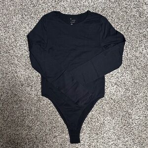 EUC A New Day Black Long Sleeve Bodysuit Size Small